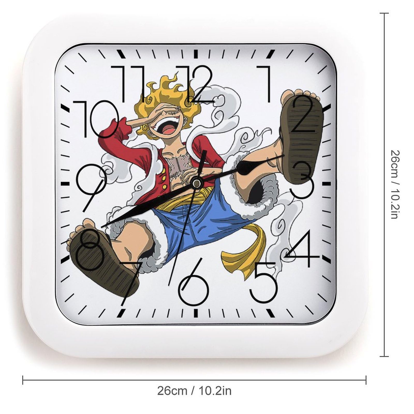 Amazon.co.jp: 掛け時計 ワンピース ONE PIECE ルフィ 壁掛け時計 静音