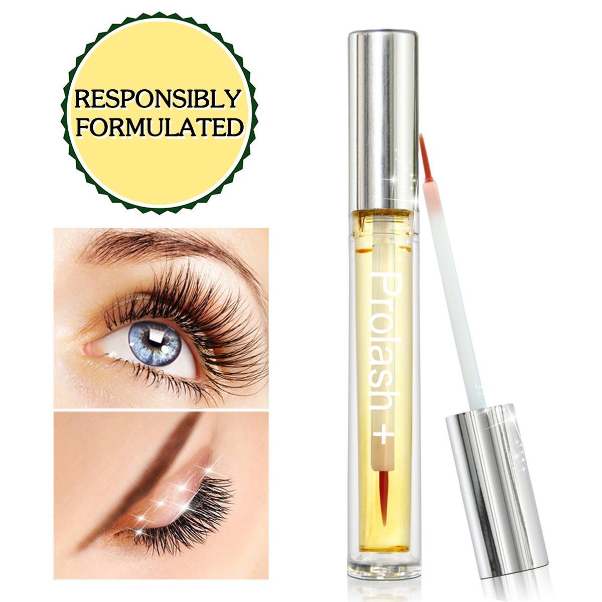 Advanced Eyelash Growth Serum Eyelash Enhancer for Longer, Fuller, Thicker Eyelash & Eyebrow