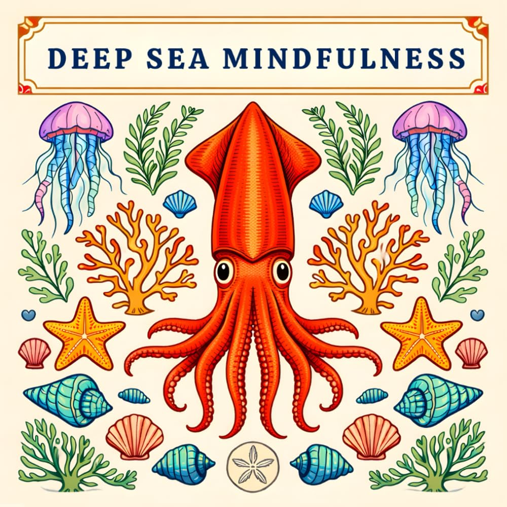 Deep Sea Mindfulness: An Ornamental Marine Coloring & Reflection Journal