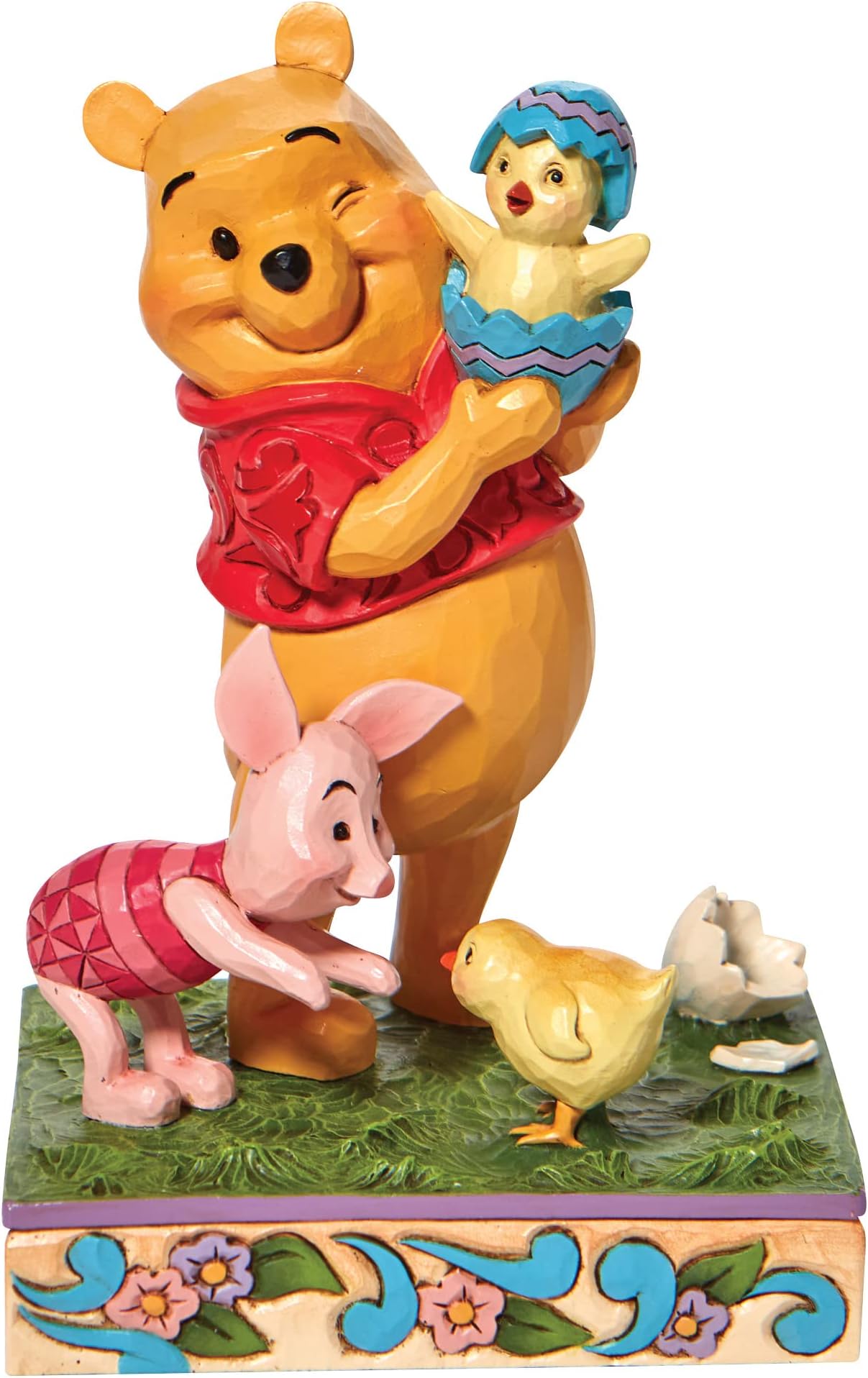 Disney Traditions Easter Pooh Piglet Figurine, height 15cm