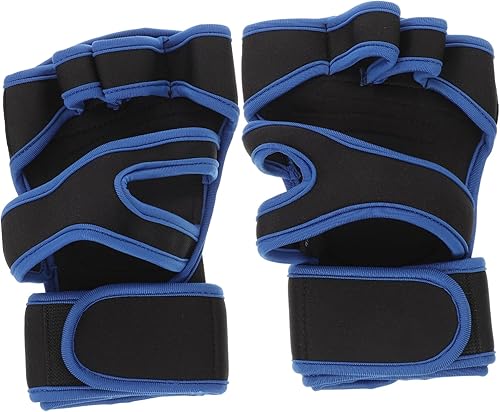 BIUDECO 1 par de correas de apoyo para esquí, snowboard, protector de impactos, guantes antideslizantes para fitness, guantes de patinaje para