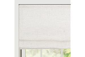 Cordless Linen Roman Shades: Premium Blackout Window Elegance