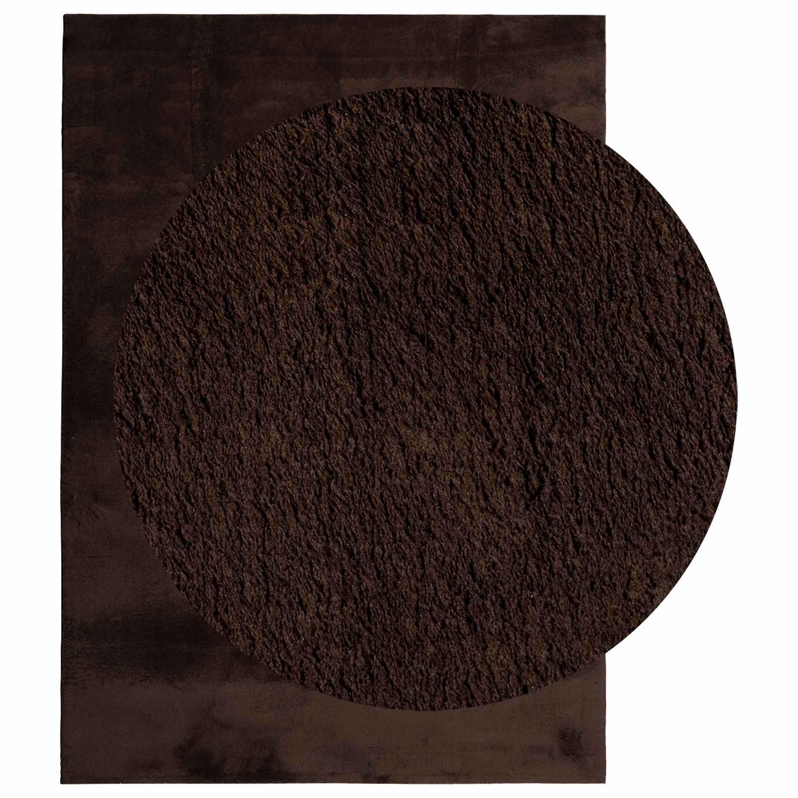 Tapis Doux à Poils Moyens et Lavable HUARTE Marron 200 x 280 cm,Maison & Jardin,Décorations,Tapis,9.85 kg-42022470