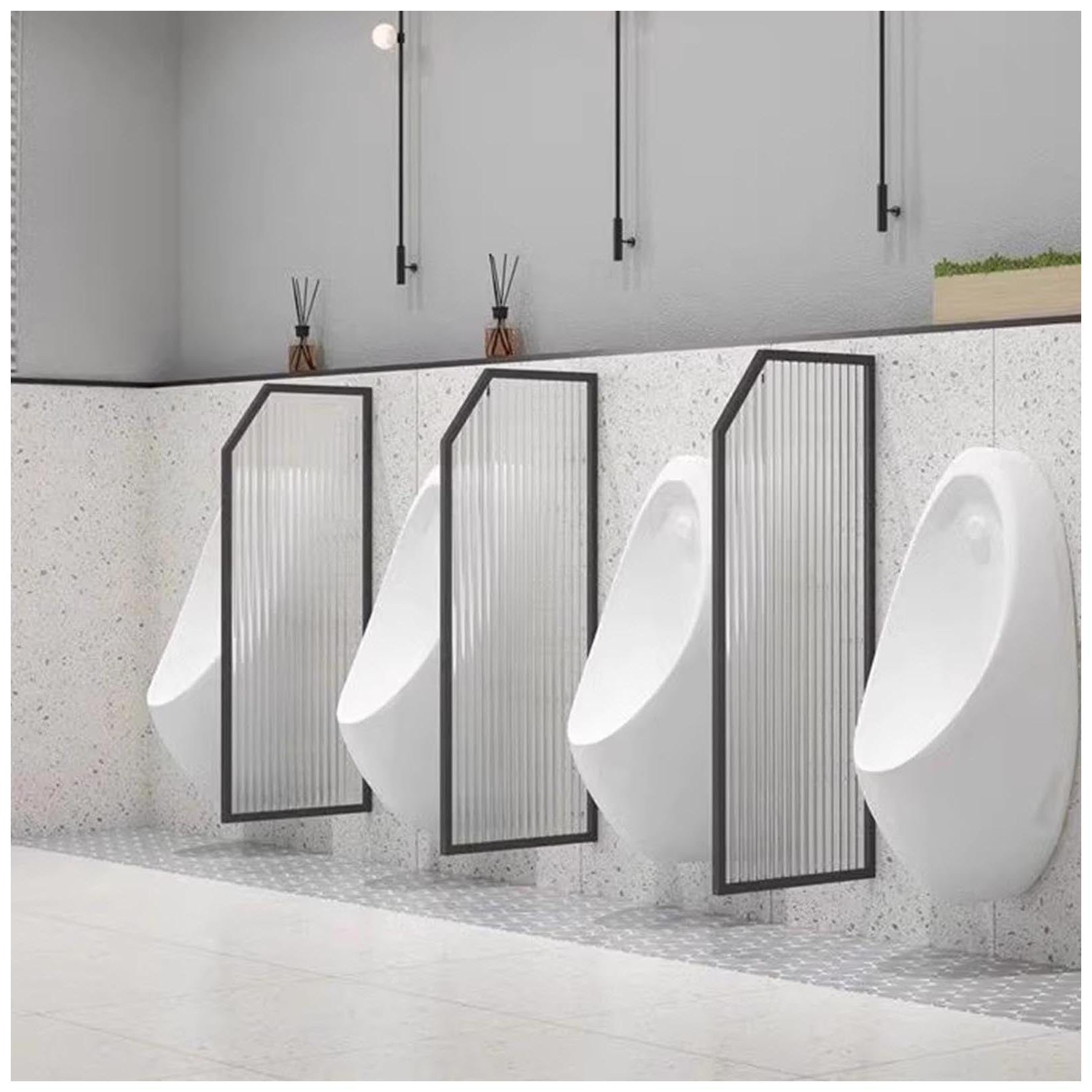 Mampara de privacidad para urinario masculino de pared contra salpicaduras y humedades