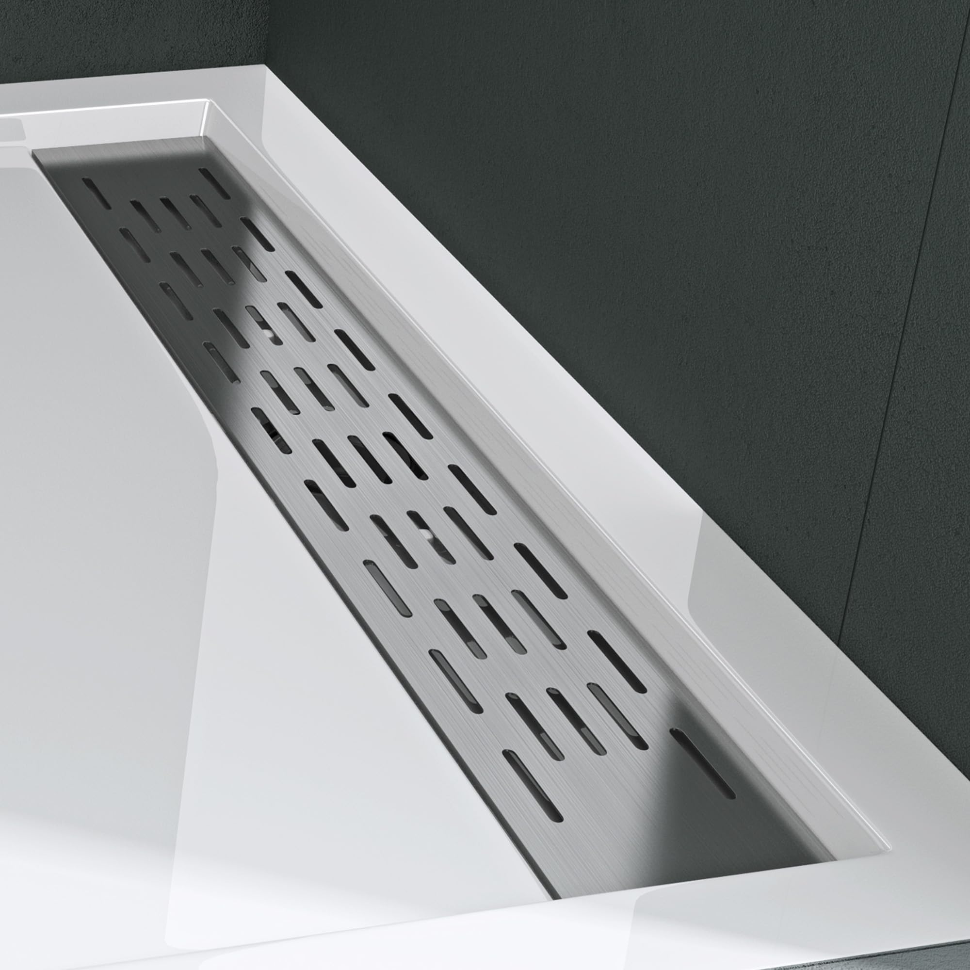 Mai & Mai Plato de Ducha Rectangular 100x120 cm Blanco | Acrílico de Diseño Moderno | Altura 5 cm | Antideslizante | Xetro04