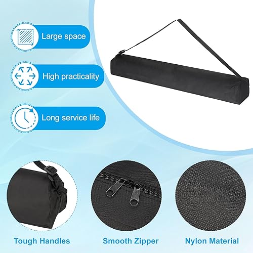 Miniatura 3 de PATIKIL Funda de transporte para trípode de 22.83 x 3.15 pulgadas, paquete de 2 bolsas de trípode acolchadas de nailon con asas para soportes de