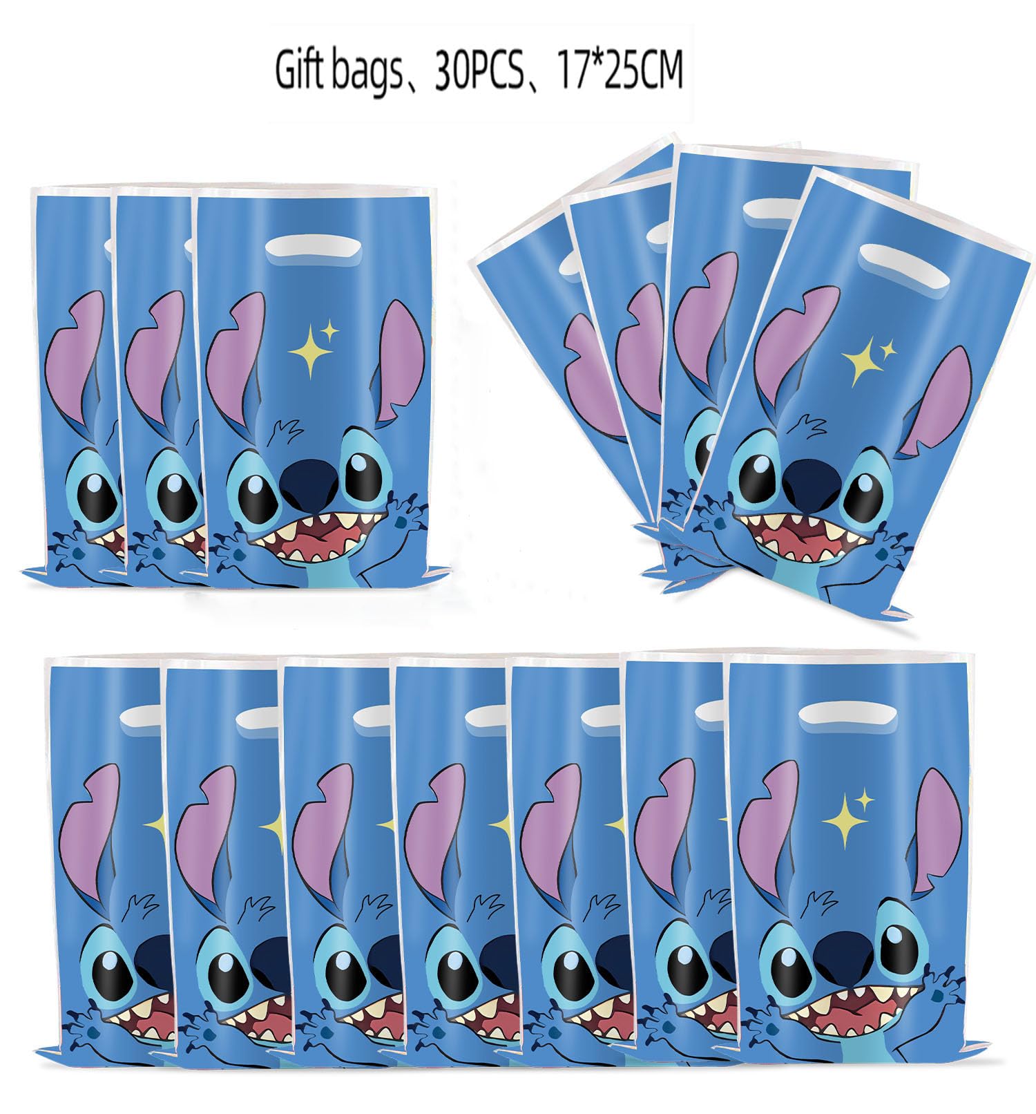 Losede 30pcs Birthday Party Gift Bags Candy Bags Goody Bags Birthday Party Supplies Decorations (Style 4)
