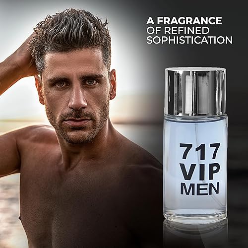 Miniatura 3 de 717 VIP Colonia para Hombre – Fragancia Atrevida y Sofisticada para Hombres con Notas Cítricas, Especias y Madera – Fragancia de Larga Duración para