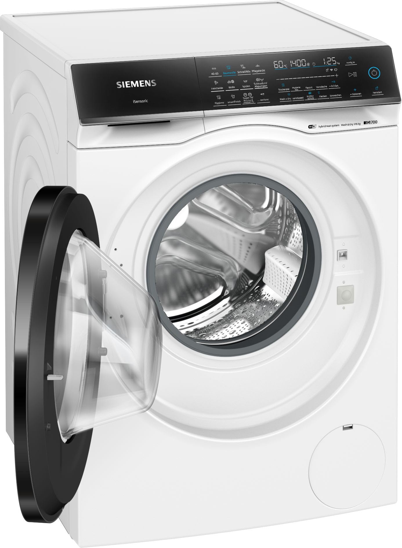 Siemens iQ700 WN54C2070 Waschtrockner 9 kg Waschen 6 kg Trocknen 1400 UpM Antiflecken-System smartFinish varioSpeed autoDry