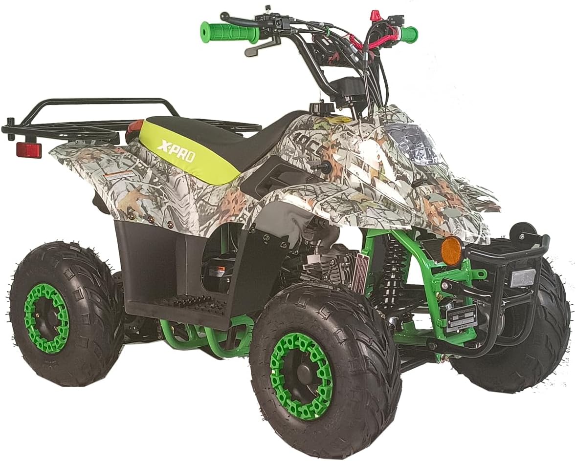 X-PRO 110cc ATV Quads ATV Quad ATVs 4 Wheeler (Tree Camo)