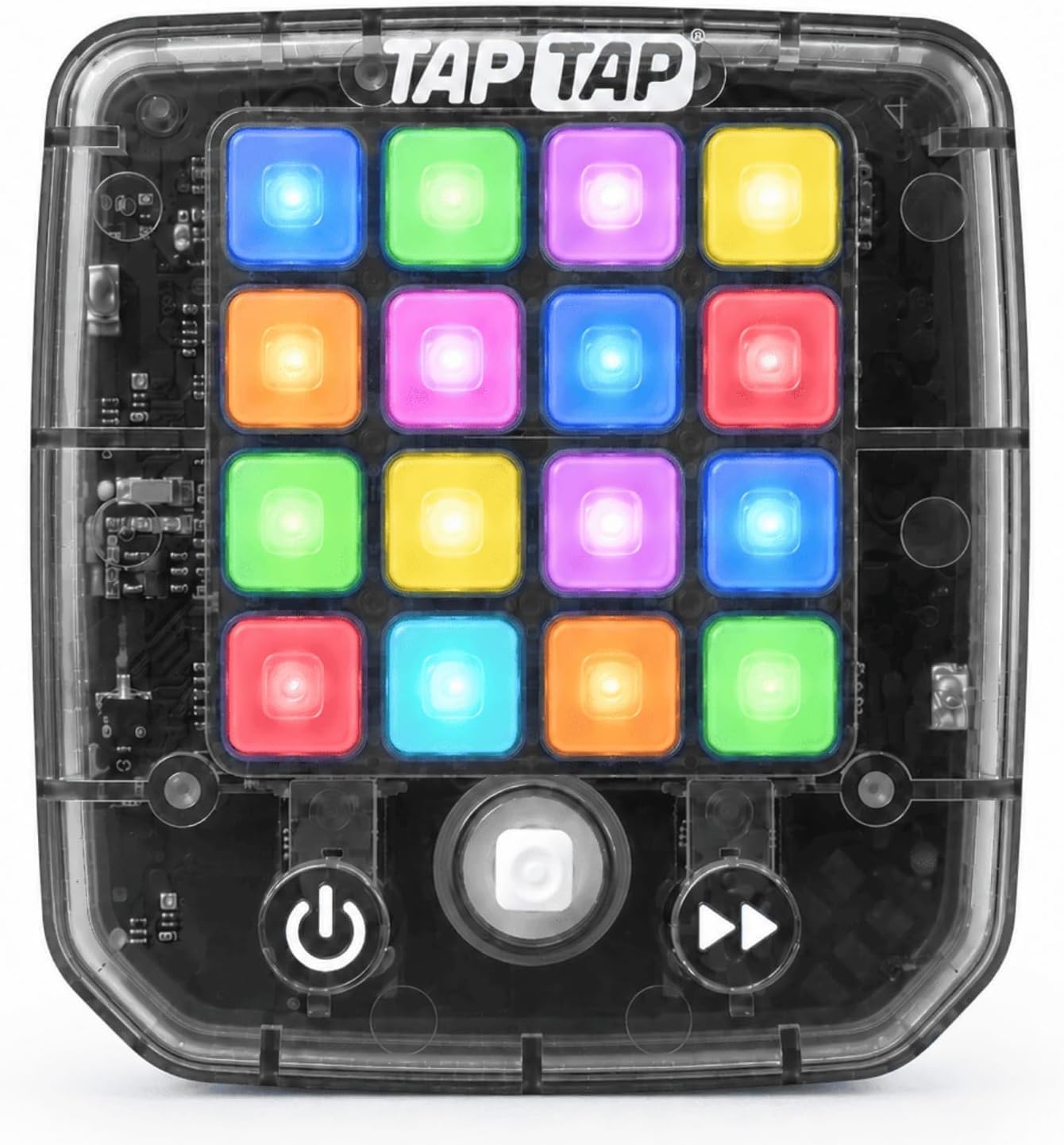 Smart TAP181-08 TapTap Smart Fidget, Gadget de Taille de Paume, Jeux de Haute Technologie, Jouet de Voyage, Couleurs Variables, Cadeau pour Enfants de 5 Ans et Plus