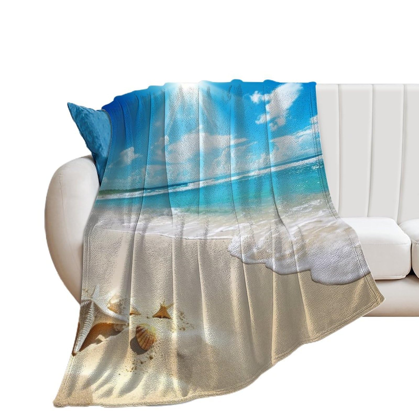 Couverture de lit en flanelle super douce et chaude, grand plaid haut de gamme de 152x203cm