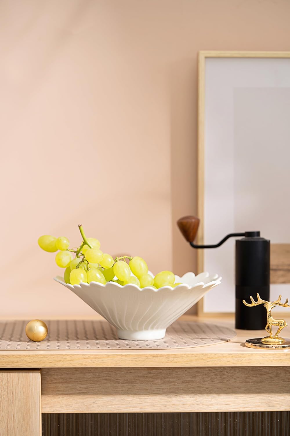 フルーツボウル、装飾ボウル、装飾ボウル、サラダボウル、キーボウル、キャンディーボウル、キッチンカウンター用フルーツボウル、キッチンカ