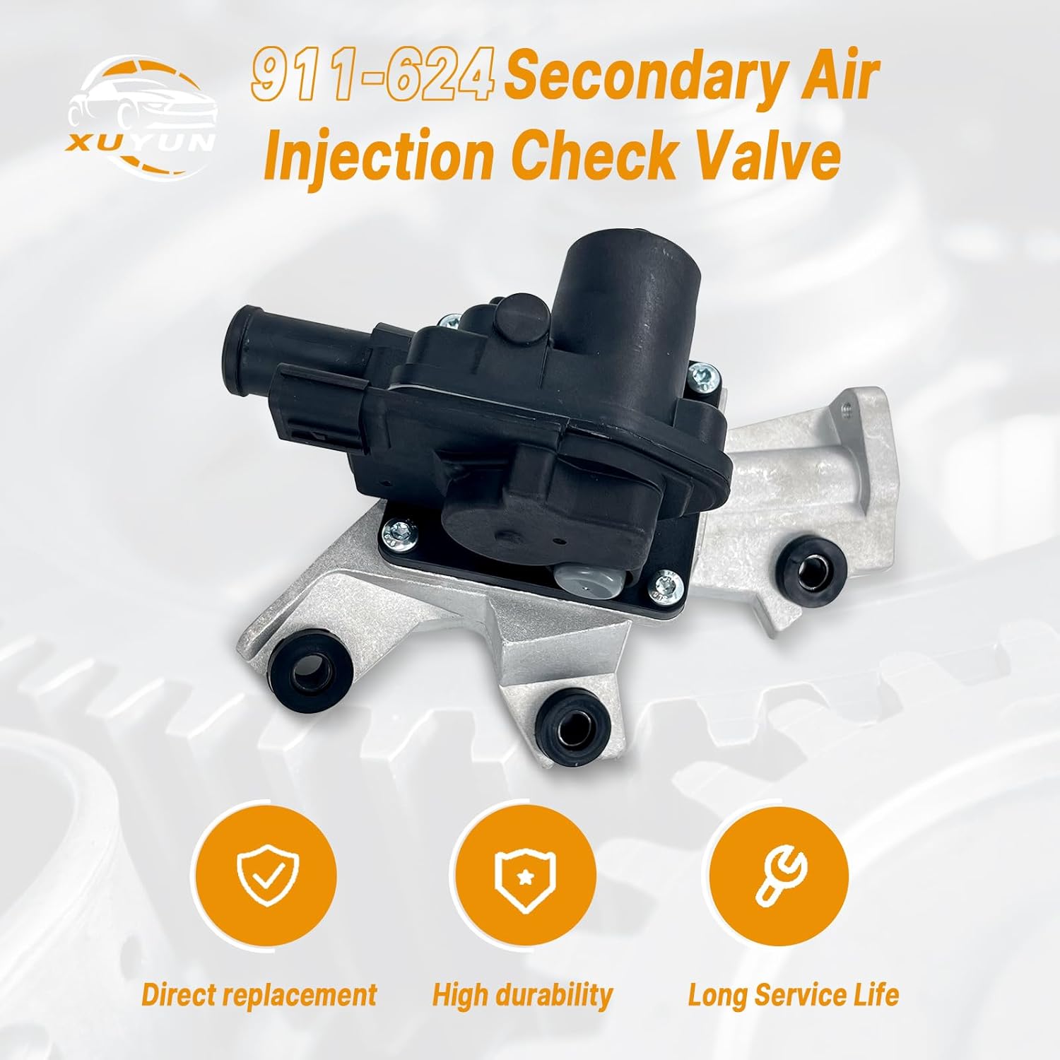 911-624 Driver Side Secondary Air Injection Check Valve Compatible with 2010-2013 Lexus GX460/ Toyota Tundra, 2010-2012 Sequoia, 2570238050