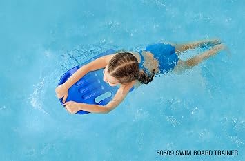 Poolmaster 50509 Advanced Kickboard Swim Trainer & SwimAid Small, Blue