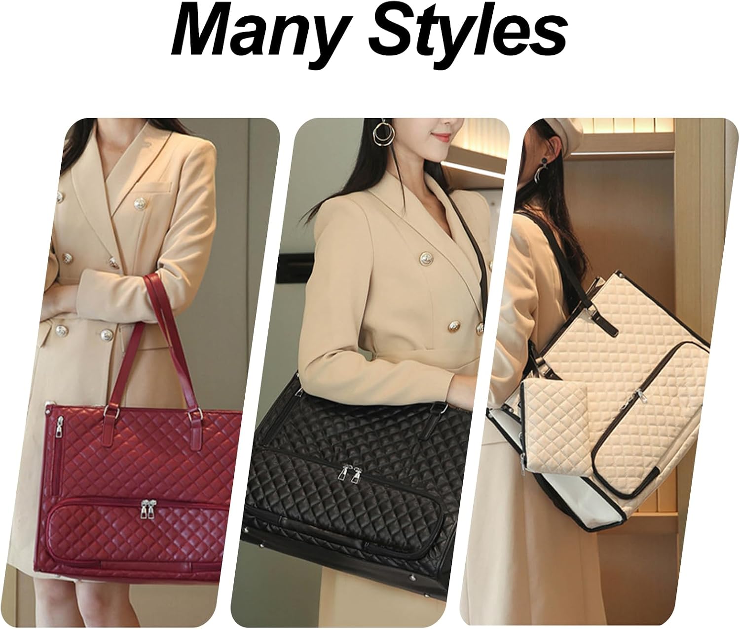 Lunch Tote Bag for Women,2 in 1 Bags Combo,Tote Work Bags with Insulated Lunch Compartment，large Capacity Computer Bag