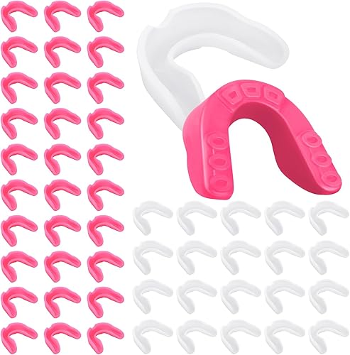 Miniatura 8 de Frienda - 50 protectores bucales para fútbol, a granel, juvenil, para fútbol, deportivo, protector bucal atlético, protector bucal de encías,