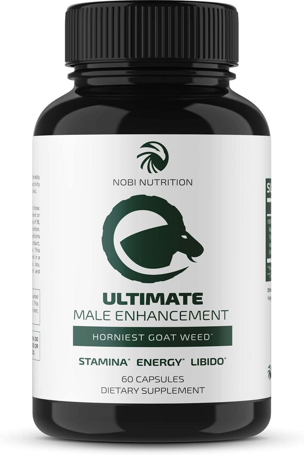 Premium Male Performance Supplements | Horny Goat Weed, Tribulus Terrestris, Maca Root & Zinc | Prime Energy Boost, Stamina & Testosterone Support for Men | 1000mg Blend | 60 Capsules (30-Day Supply)