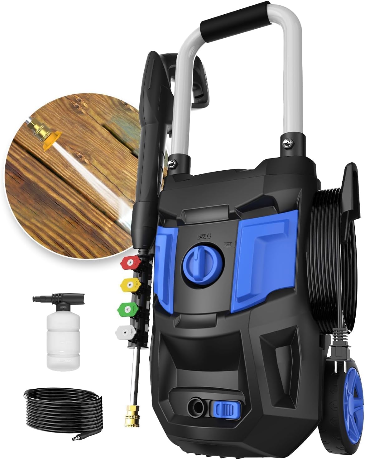 DGIVOVO Electric Pressure Washer 4500PSI Max 2.8 GPM