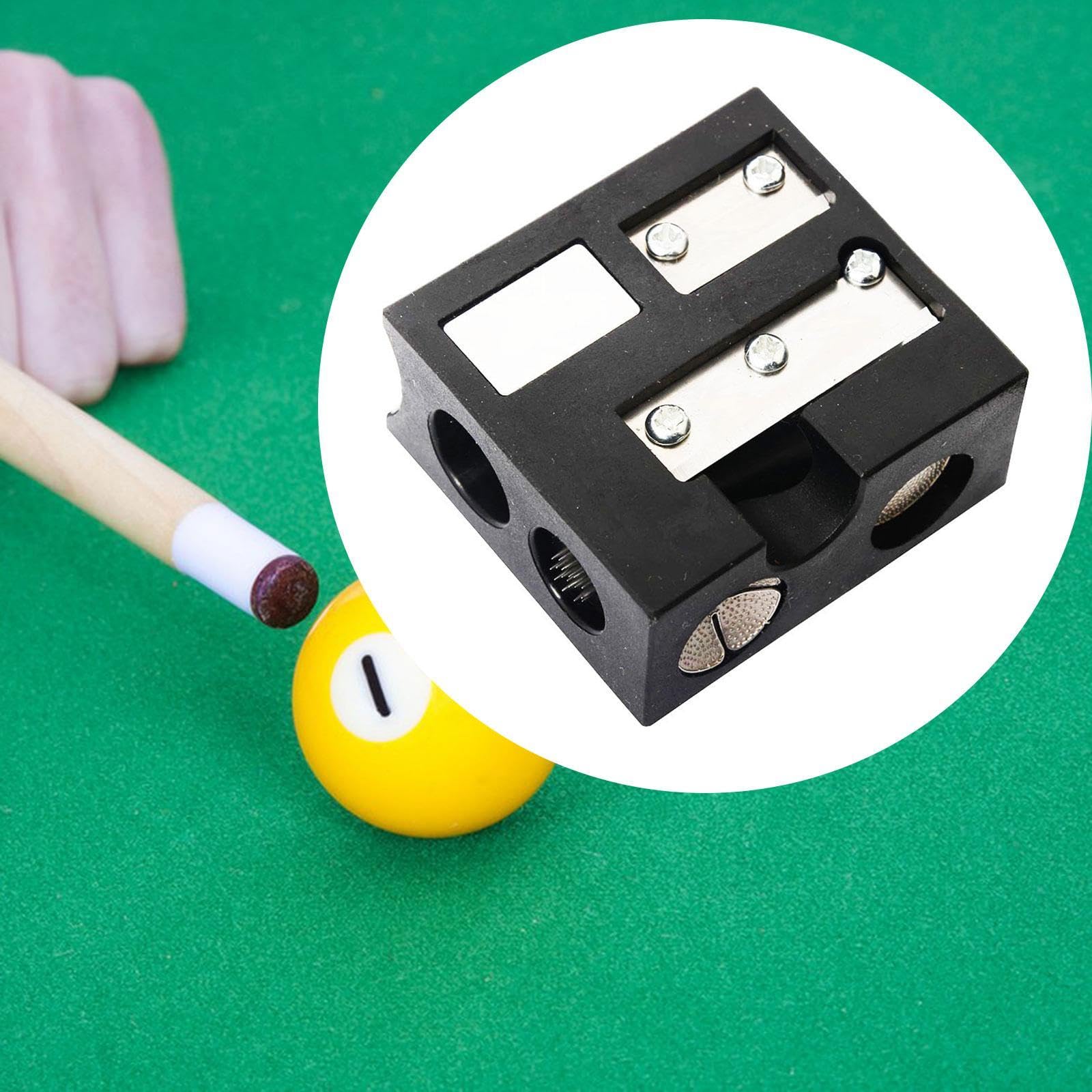 Vaveren Pool Cue Tip Repair Tool Effective and Quick Repair Pool Cue Shaper Professional Billiard Pool Cue Tool Scuffer Burnisher