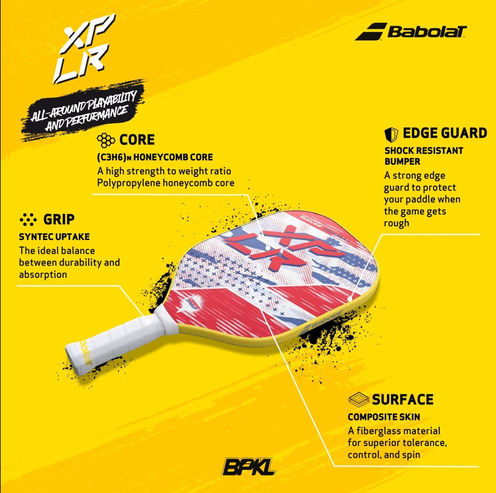 Amazon | Babolat XPLR ピックルボールパドル | バボラ(Babolat