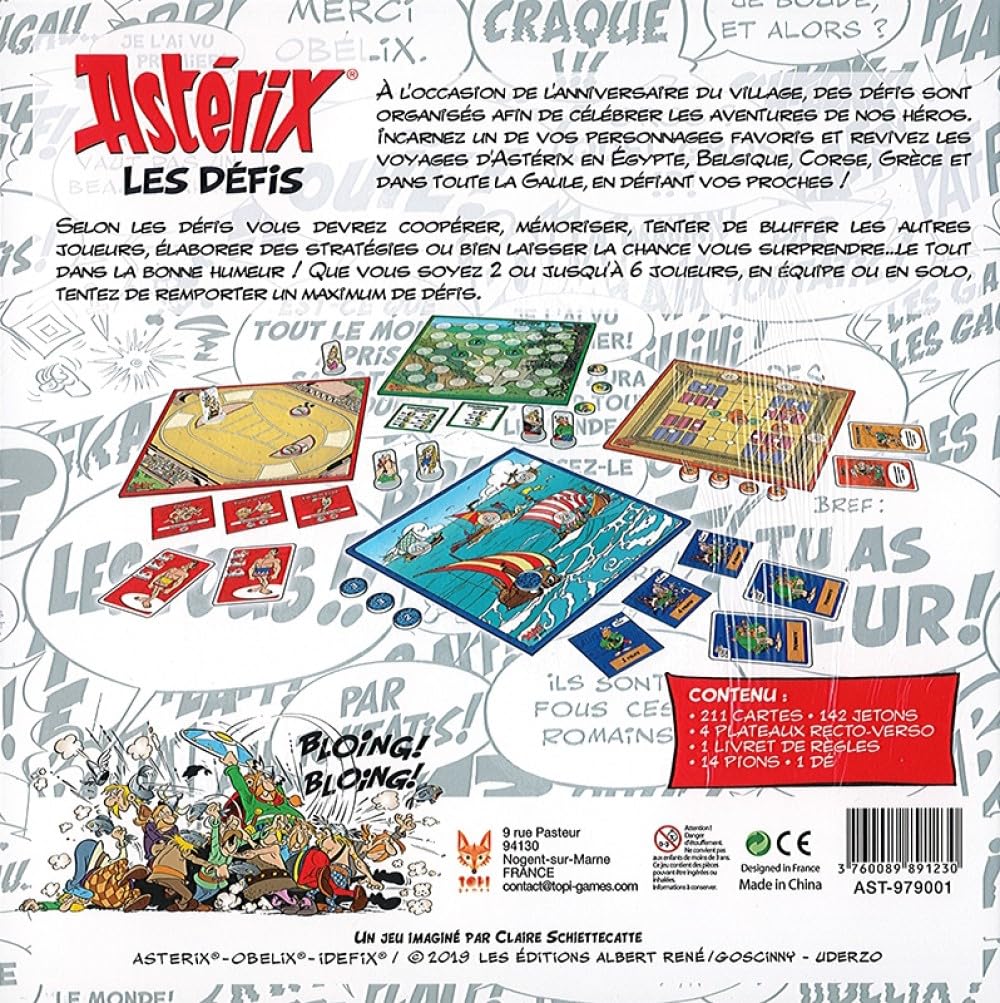 Topi Games Astérix Juegos de mesa multicolor surtido