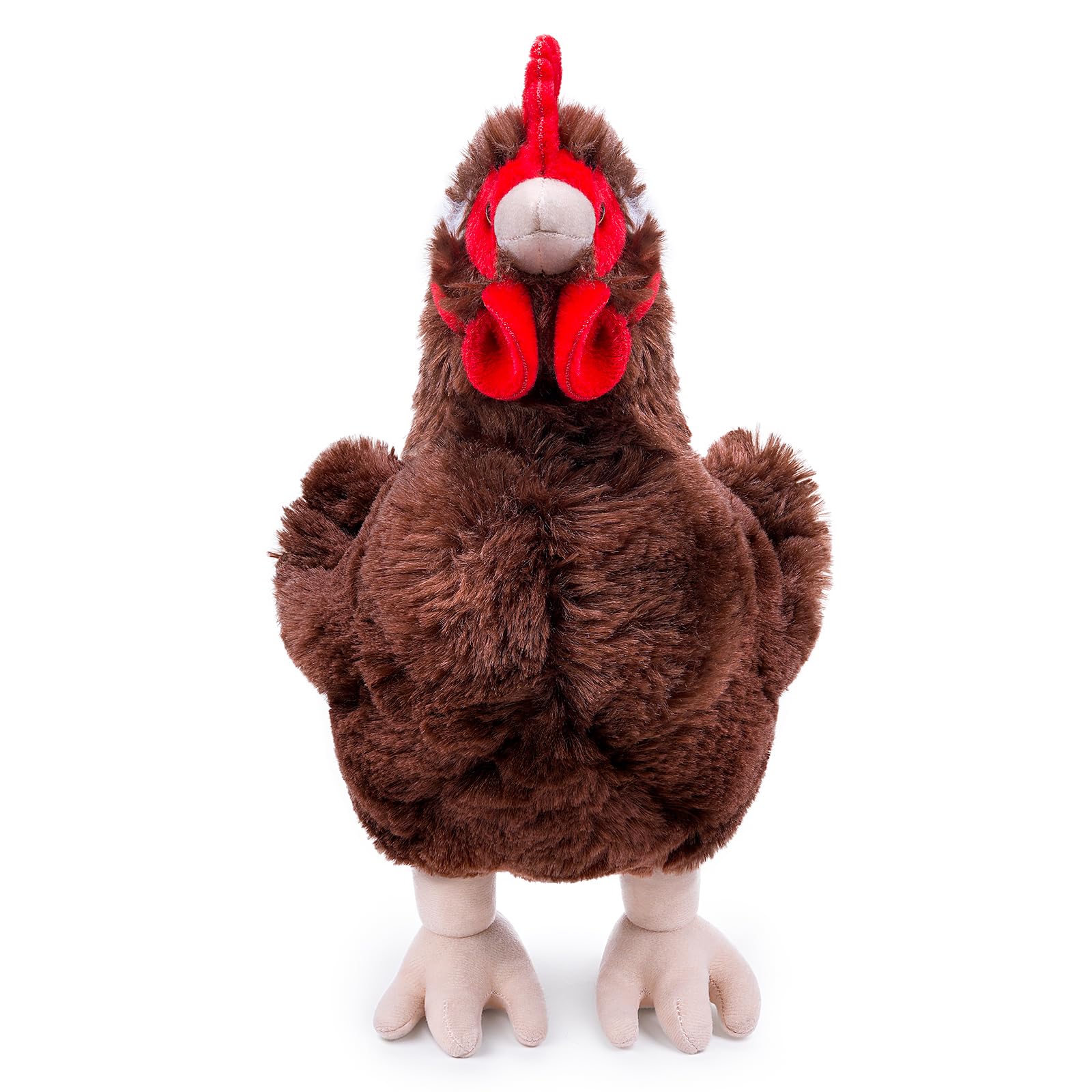 Tiny Heart Simulation of Brown Hen Plush Toys, Cambrian Ancient Plush Series Chicken Animal Toys - Image 4