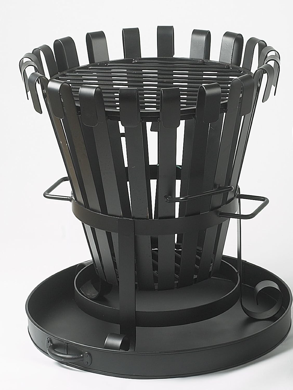 Hereford Iron Log / Fire Basket BBQ (With Ash Pan