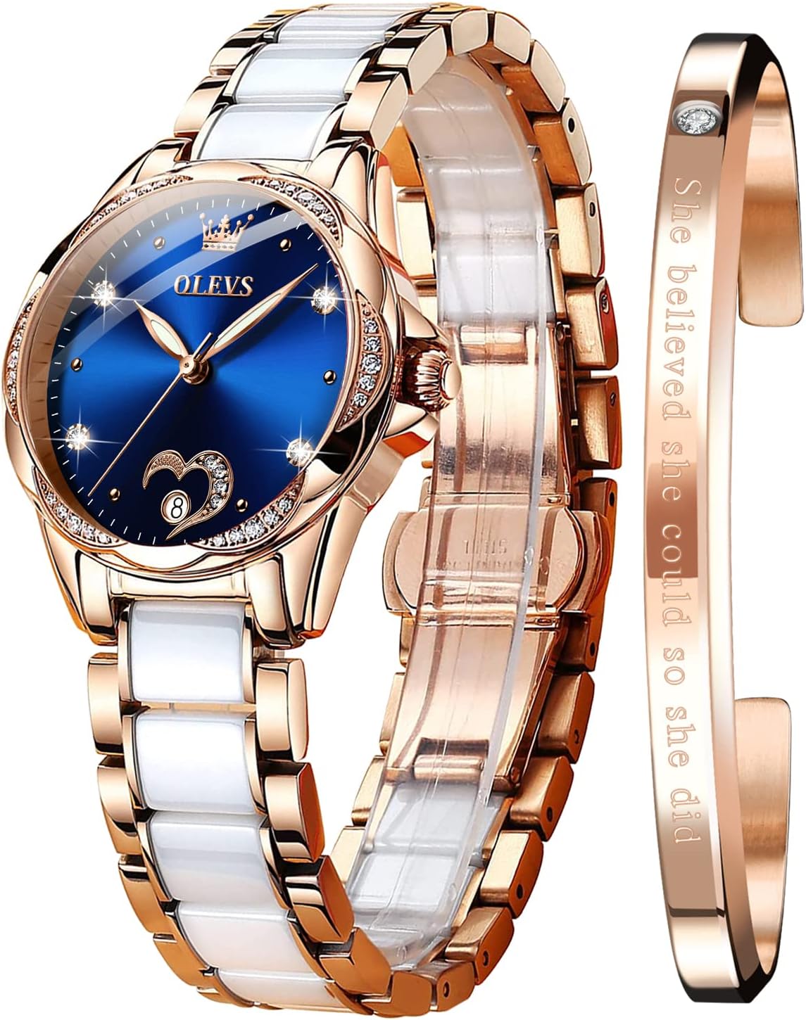 OLEVS Women Automatic Mechanical Watches Self Winding...