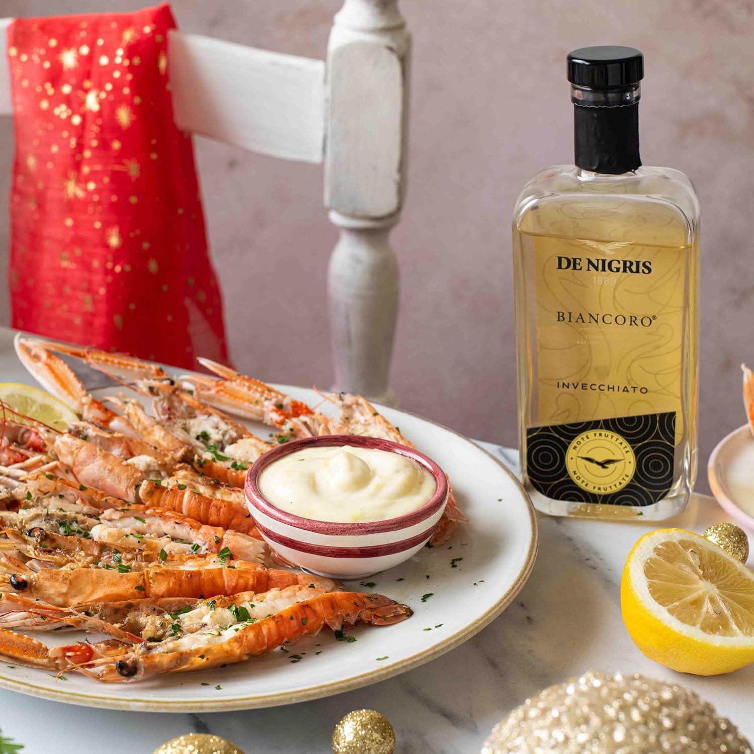 De Nigris Condiments BiancOro | Condiment Vinaigre Aigre-doux | Vinaigre Balsamique de Modène Aux Notes Fruitées | Condiments, 250ml