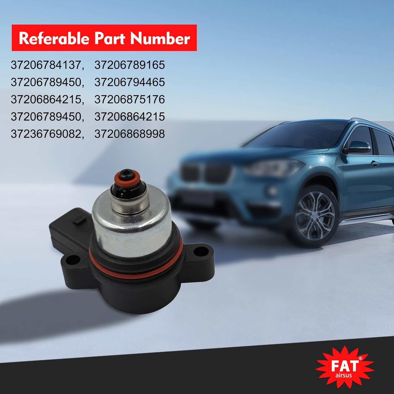 Air Suspension Compressor Solenoid Valve for BMW 5 Series F07 Grand Tourismo F11 Touring wagon 7 Series F02 F01 F04 F07 F11 F11N F15 G32 in 2014-2017 Air Compressor Pump Kit 37206789450