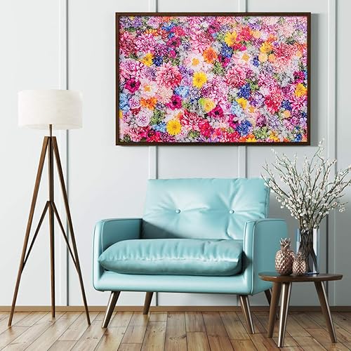 Miniatura 6 de Ingooood - Rompecabezas de 1000 piezas- Serie Tranquila- Flower_IG-0439 Rompecabezas de madera de entretenimiento Juguetes