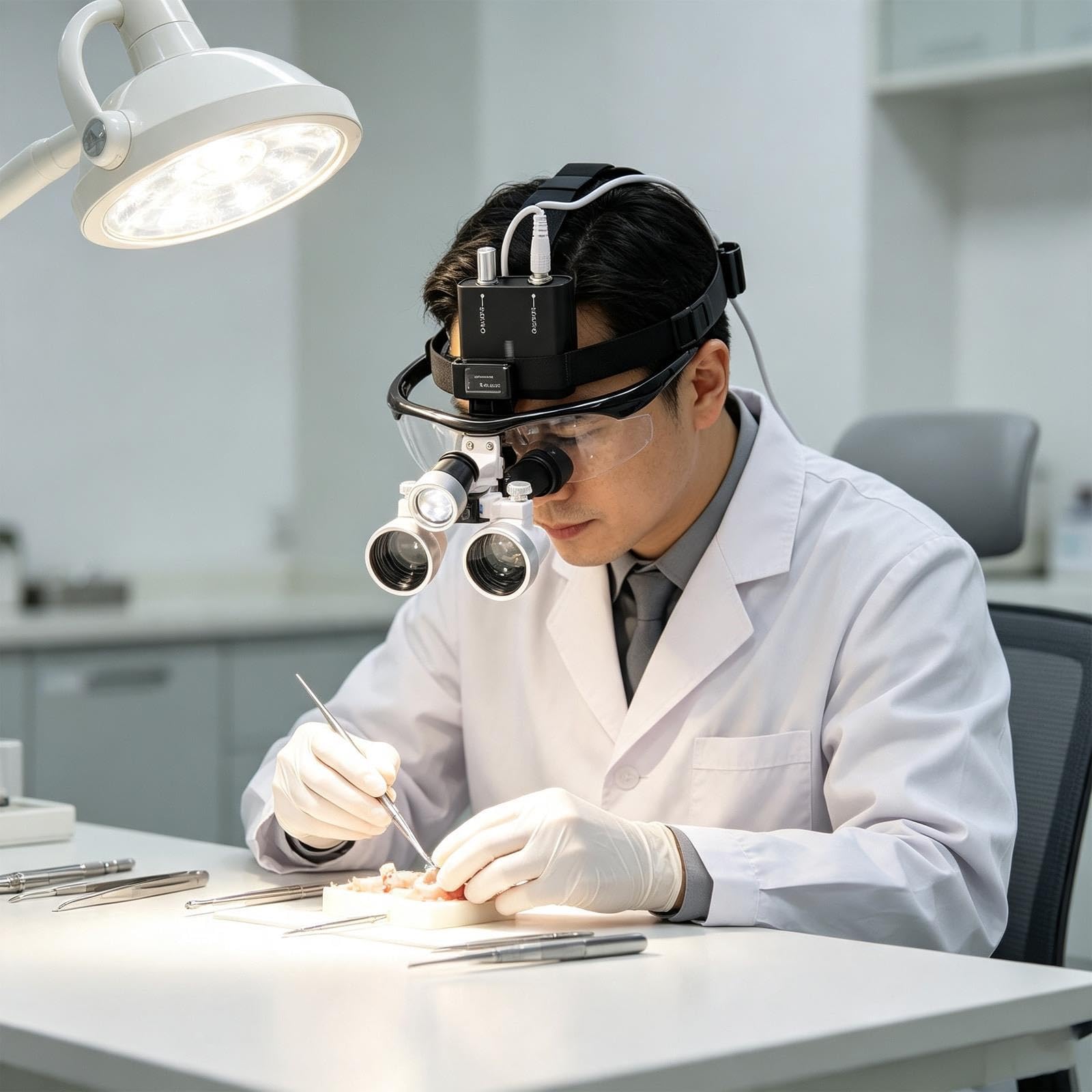 Lenti Ingrandimento Dentali, 2,5X/3,5X Con Luce LED/ 3,5X