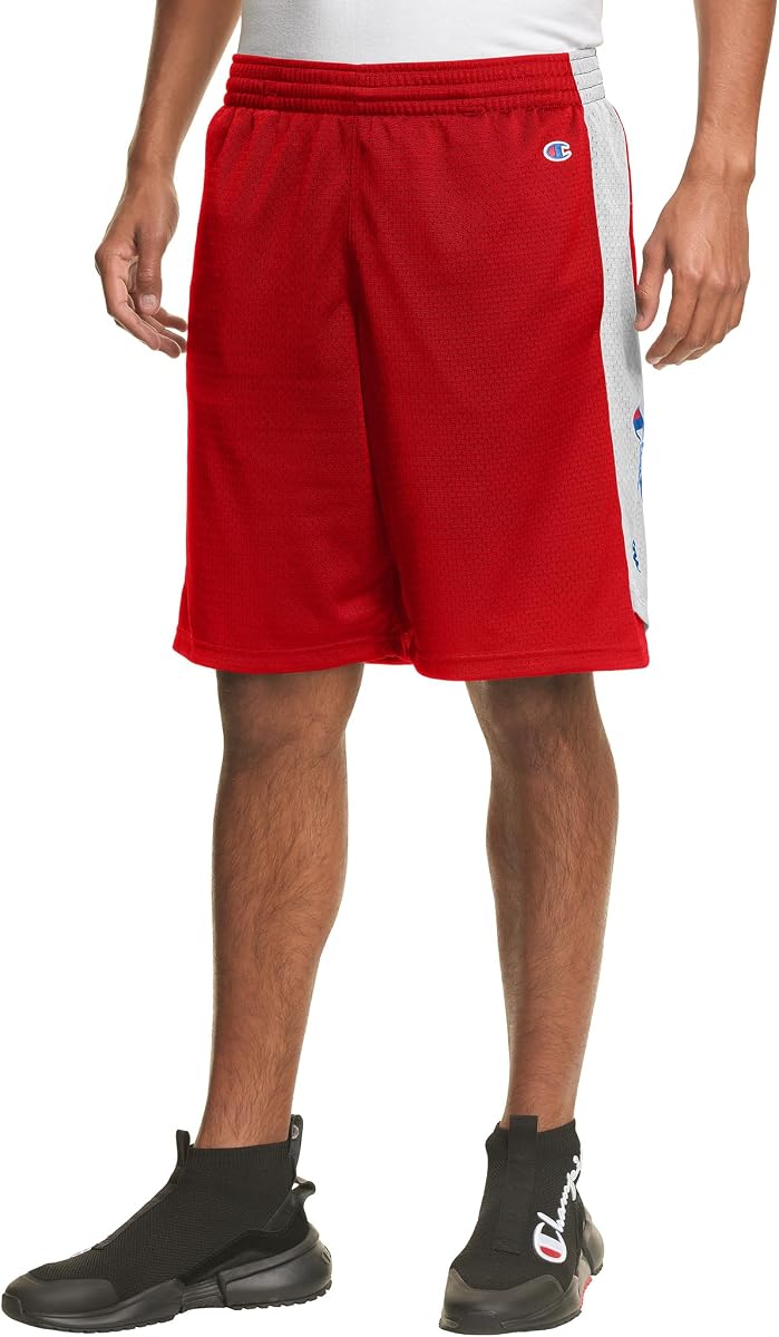 Champion Pantalón corto de baloncesto de malla para hombre