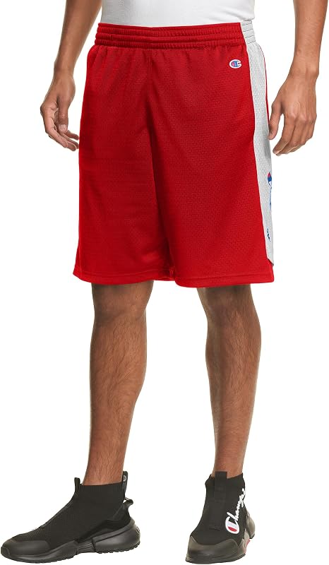 Champion Pantalón corto de baloncesto de malla para hombre