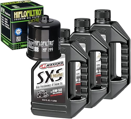 RAD Powersports Kit de cambio de aceite para Polaris 2009 Sportsman XP 850 SXS sintético 5W-40