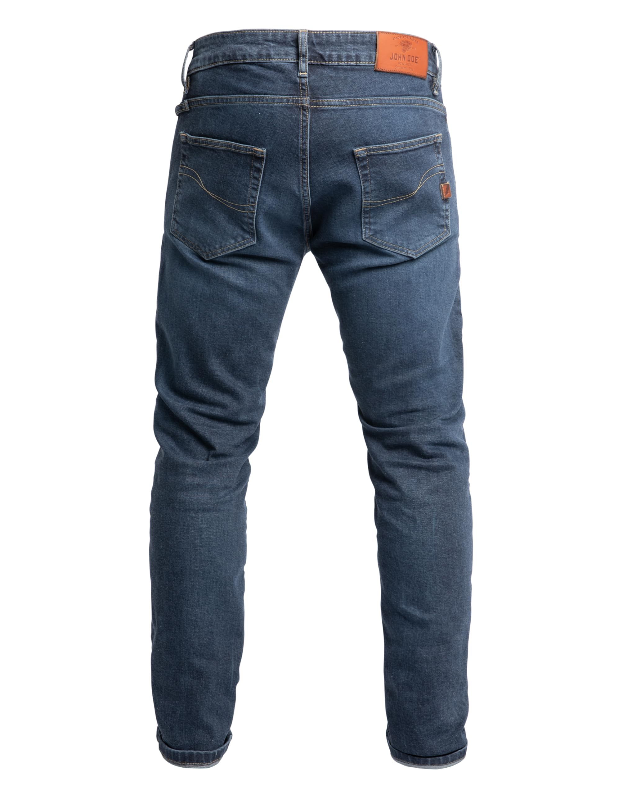 John Doe Taylor Monolayer XTM Motorrad Jeans Stretch Atmungsaktiv mit Protektoren