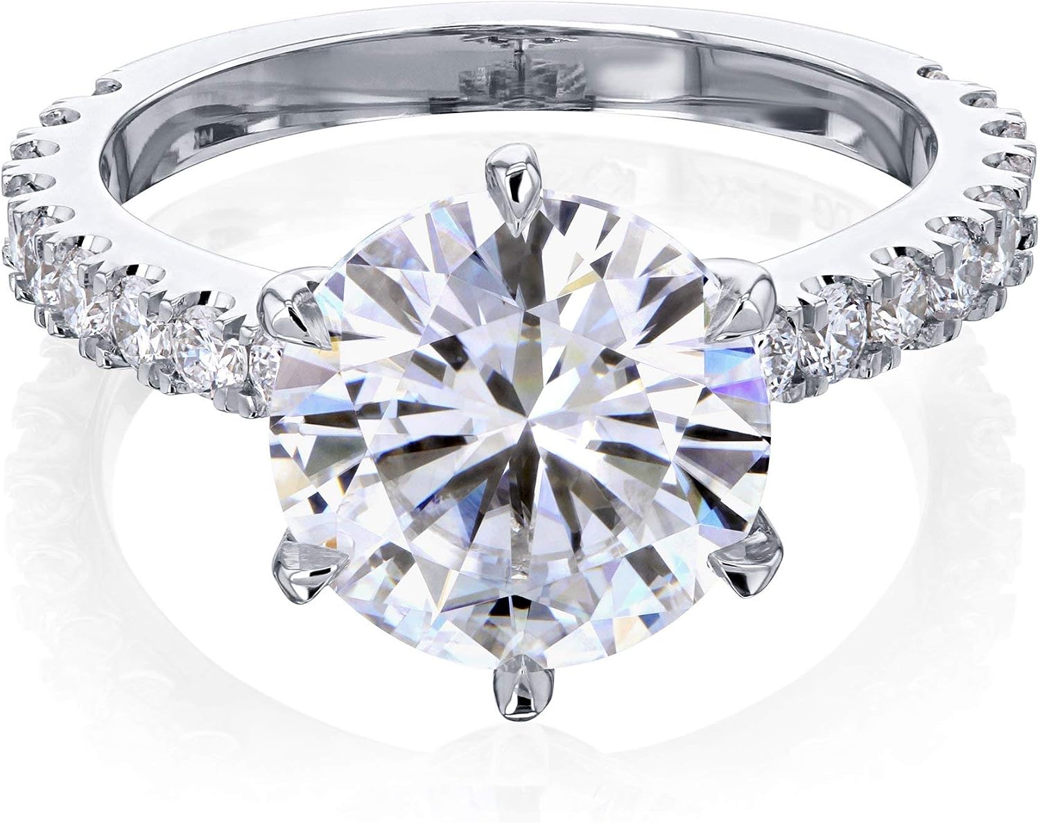 Kobelli 3.1ct Round Tulip Head Forever One (DEF/VS)