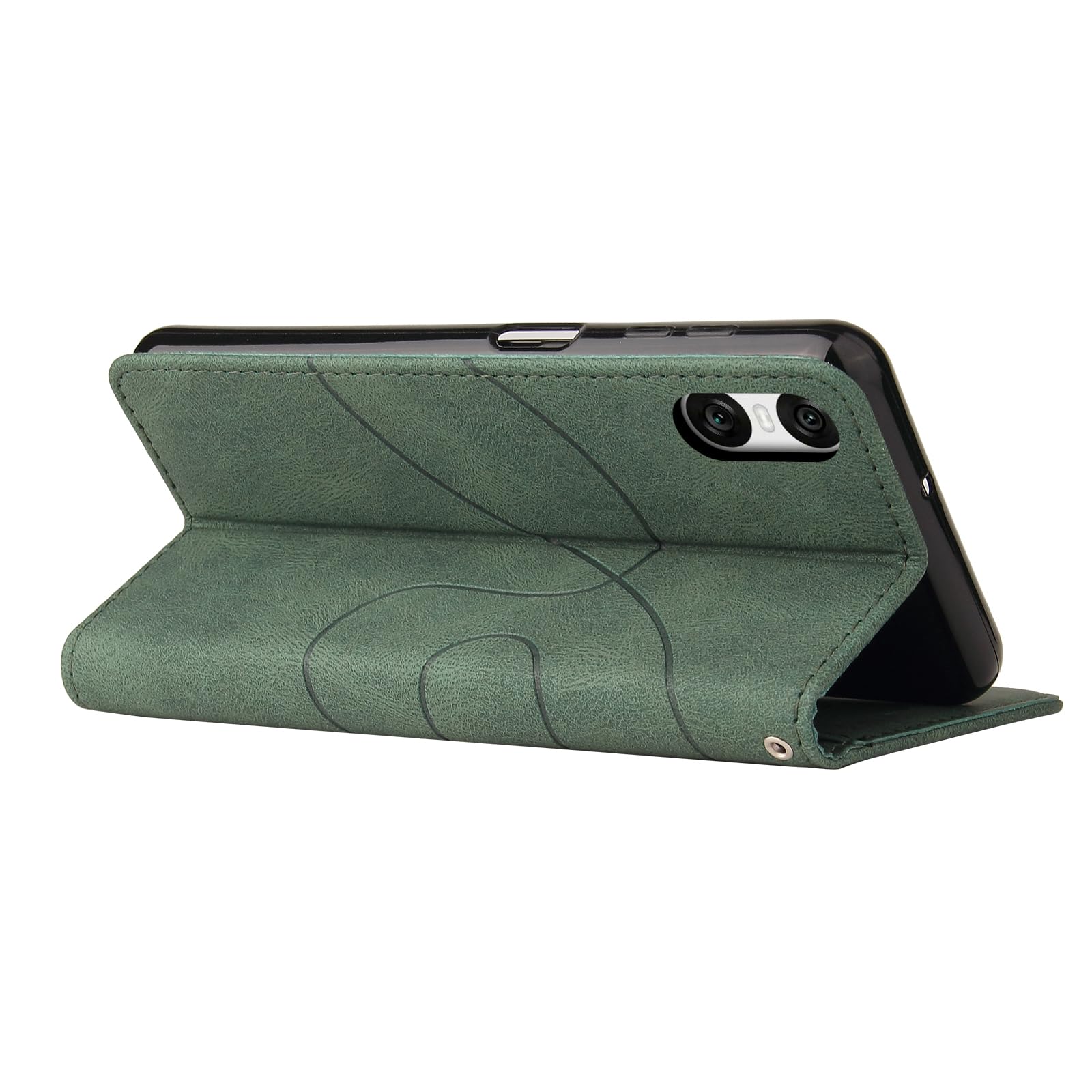CXTcase for Sony Xperia 10 VI Case, Wallet PU Leather Flip Folio Case Cover with Card Holder Slots Magnetic Closure - Image 4