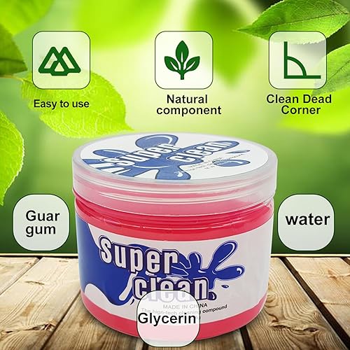 Miniatura 3 de Kit de limpieza de coche, geles de limpieza de automóvil, herramientas universales para detallar el interior del automóvil, masilla limpiadora de