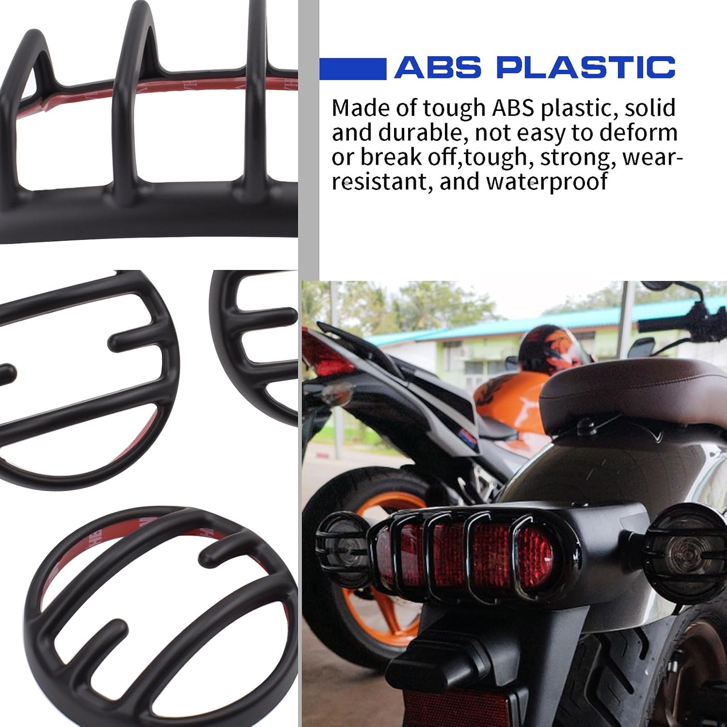 Front Headlight Grill Cover Front Rear Turn Signal Headlamp Lens Lights Covers Indicator Guard fit for Ho&nda Rebel CMX 250/300/500/1100 2021 2022 2023 2024 2025(1 set-6 PCS)