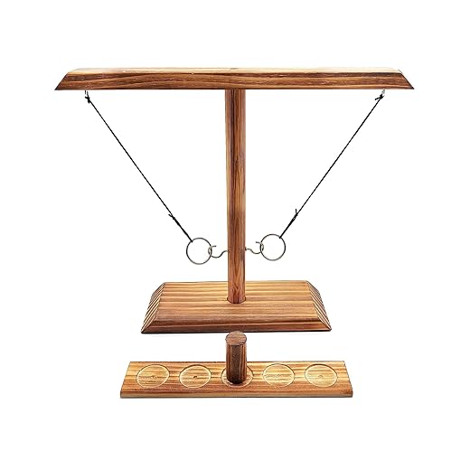 Hook and Ring Handmade [Wooden] Toss [Game] for and Adults For Outdoor Indoor, Patio Decor,Yard [Game]s, Hook and Ring [Game] for Bars, Party, Large Size