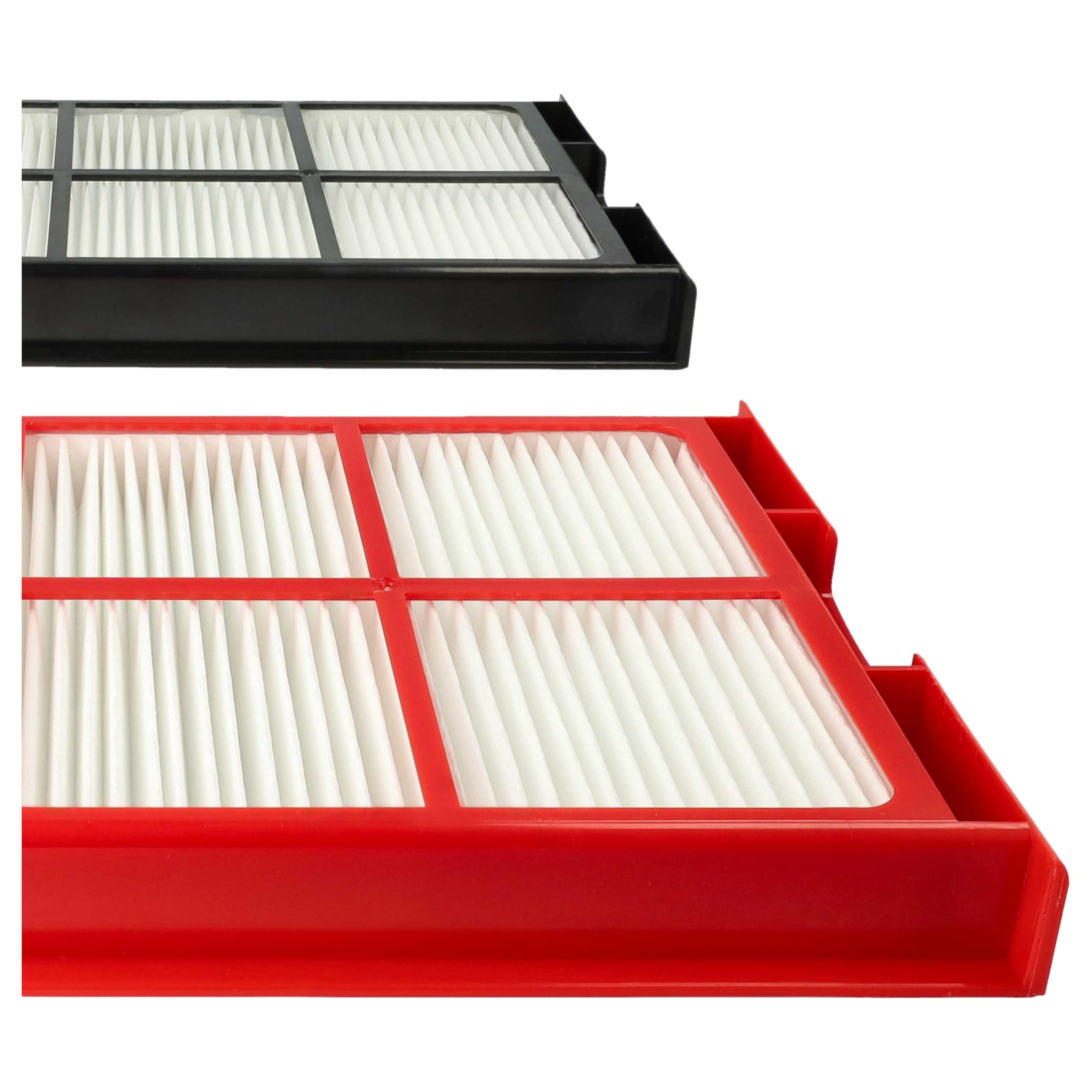 vhbw Set di 8X filtri Compatibile con Zehnder ComfoAir 225, 200 Sistema di Ventilazione - Filtri G4 / F7, 29 x 15 x 5 cm, Bianco/Rosso/Nero