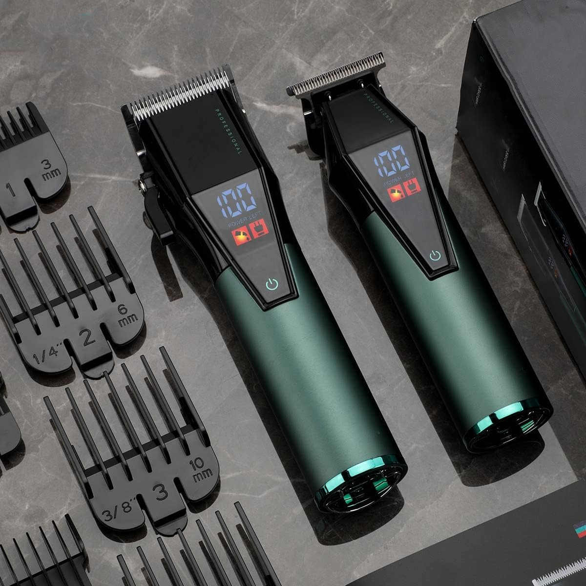Hair Clippers,Beard Trimmer for Men, Hair Trimmer Professional Hair Clipper Set Electric Hair Cutting Machine Rechargeable Barber Electric Trimmer for Men