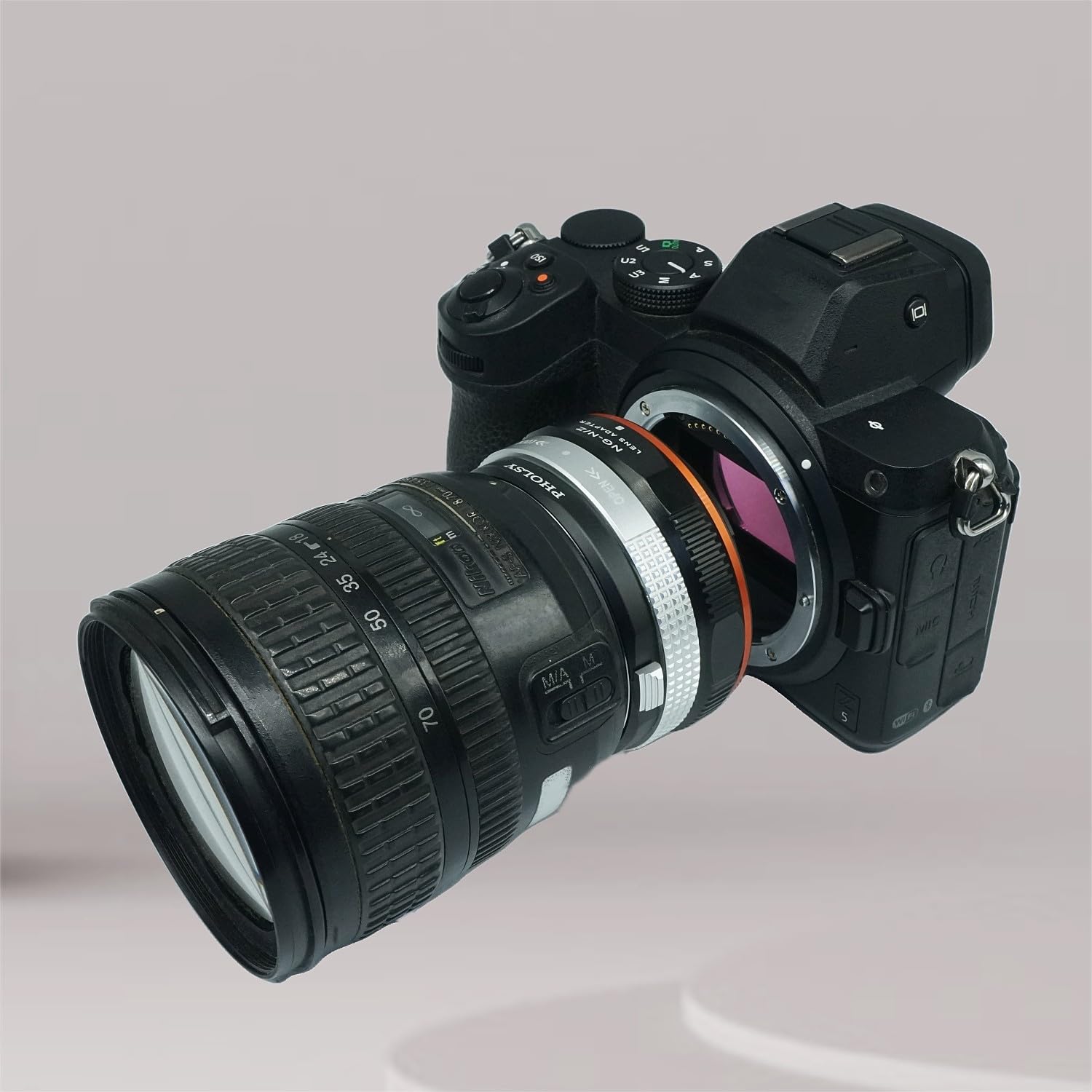 PHOLSY FTZ Lens Mount Adapter Manual Focus: Compatible with Nikon F (G-Type) Lens to Compatible with Nikon Z Camera Body - Image 3