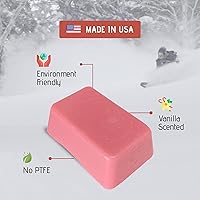 Vista 5 de ZUMWax - Cera de cerámica nórdica para esquí, snowboard y esquí, 4.94 oz, temperatura fría, duradera, sin PFAS. Fabricado con cerámica ecológica