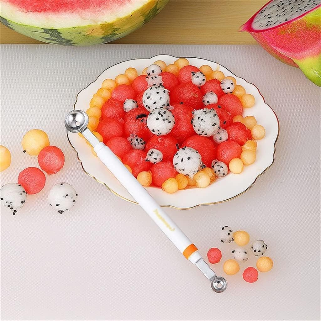 11 Pieces Stainless Steel Fruit Digger Watermelon Spoon Platter Tool Set Small Divider Carving
