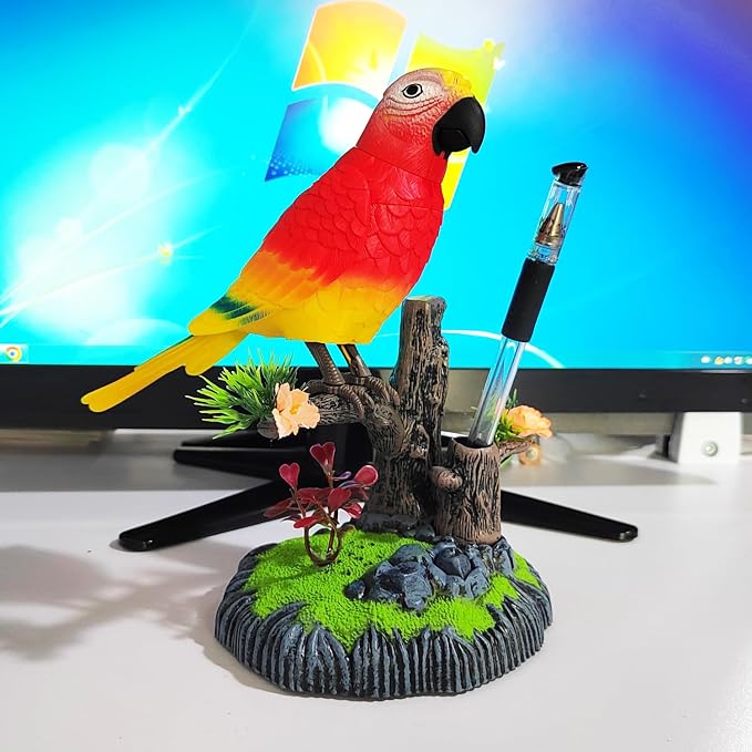 Juguete Electrónico Perico para Niños Rojo miniatura 2