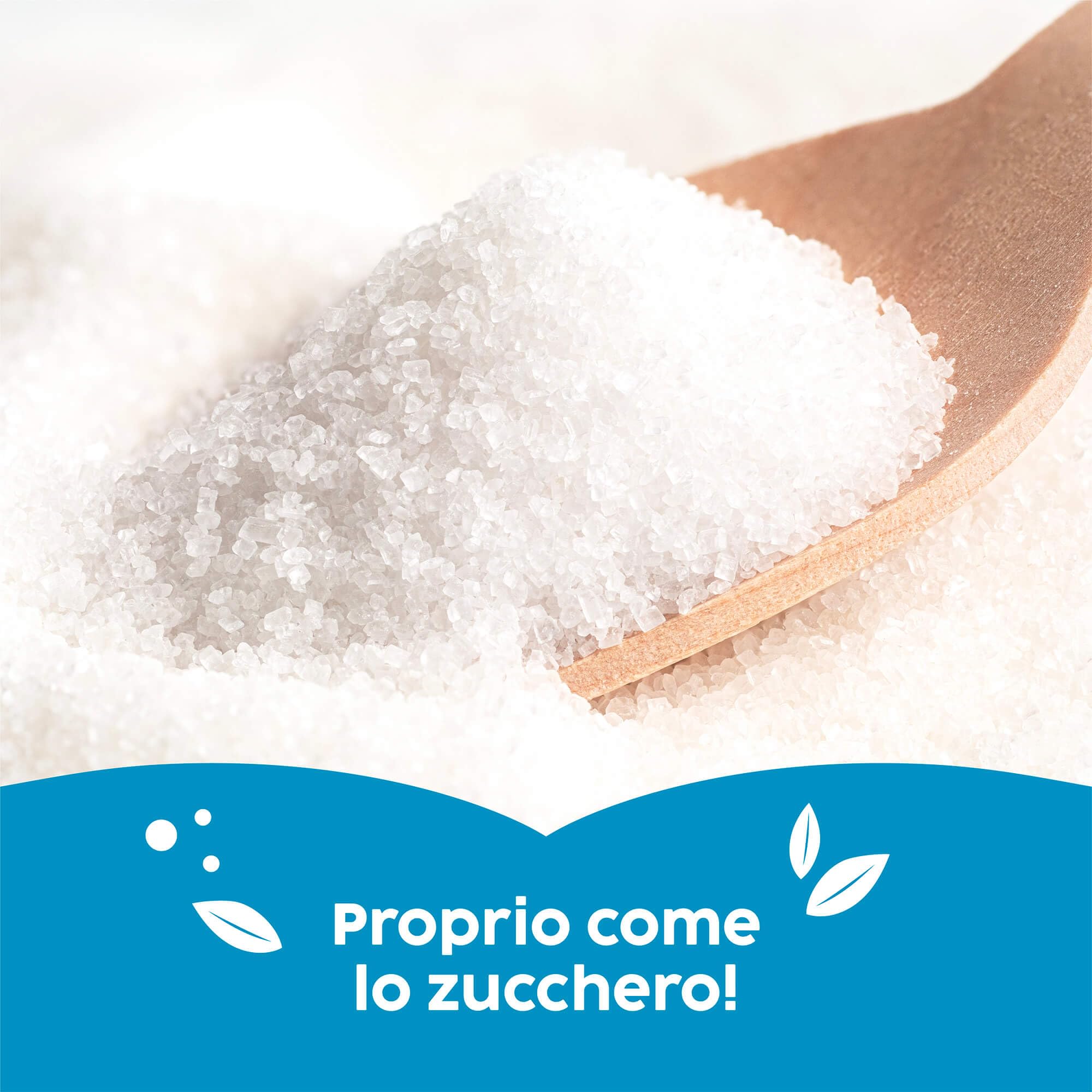 Misura Sugarly 50 Bustine, Dolcificante Senza Retrogusto, Zero Calorie, Cristalli Finissimi, Senza Aspartame, Senza Glutine, Vegano, Sostitutivo dello Zucchero, Multipack da 12x50 bustine