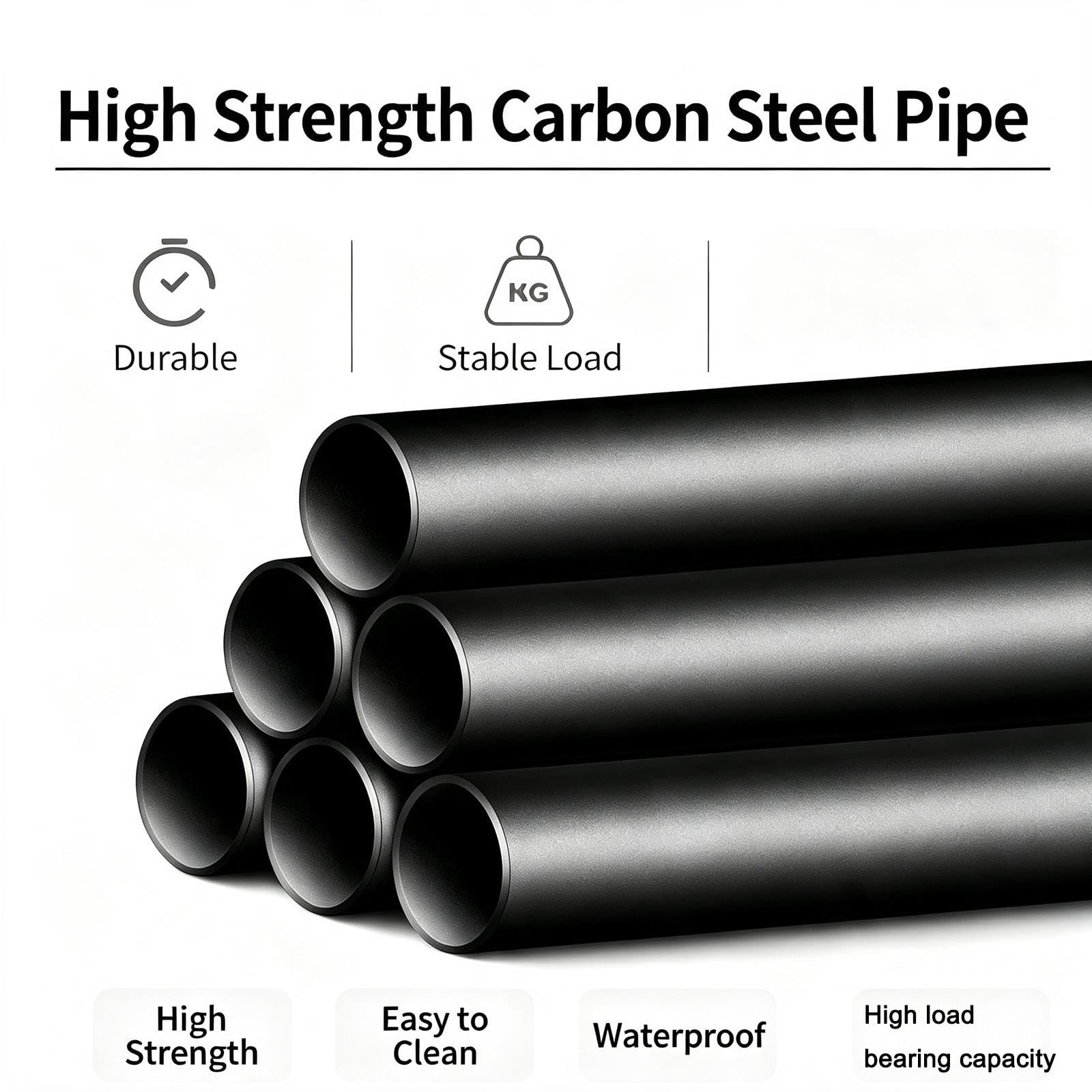 Barra di Supporto Vasca Corrimano Sicurezza Regolabile a Morsetto | Barra Vasca a Morsetto, Acciaio al Carbonio, Altezza Regolabile, Supporto 136kg, Bordo 8–17cm, Ausilio Anziani